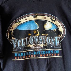 Harley Davidson Yellowstone Belgrade, Montana tee